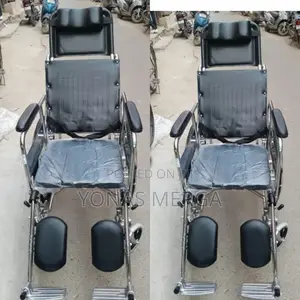 Toilet Wheelchair學extended Head Rest (Detachable)Wheelchair
