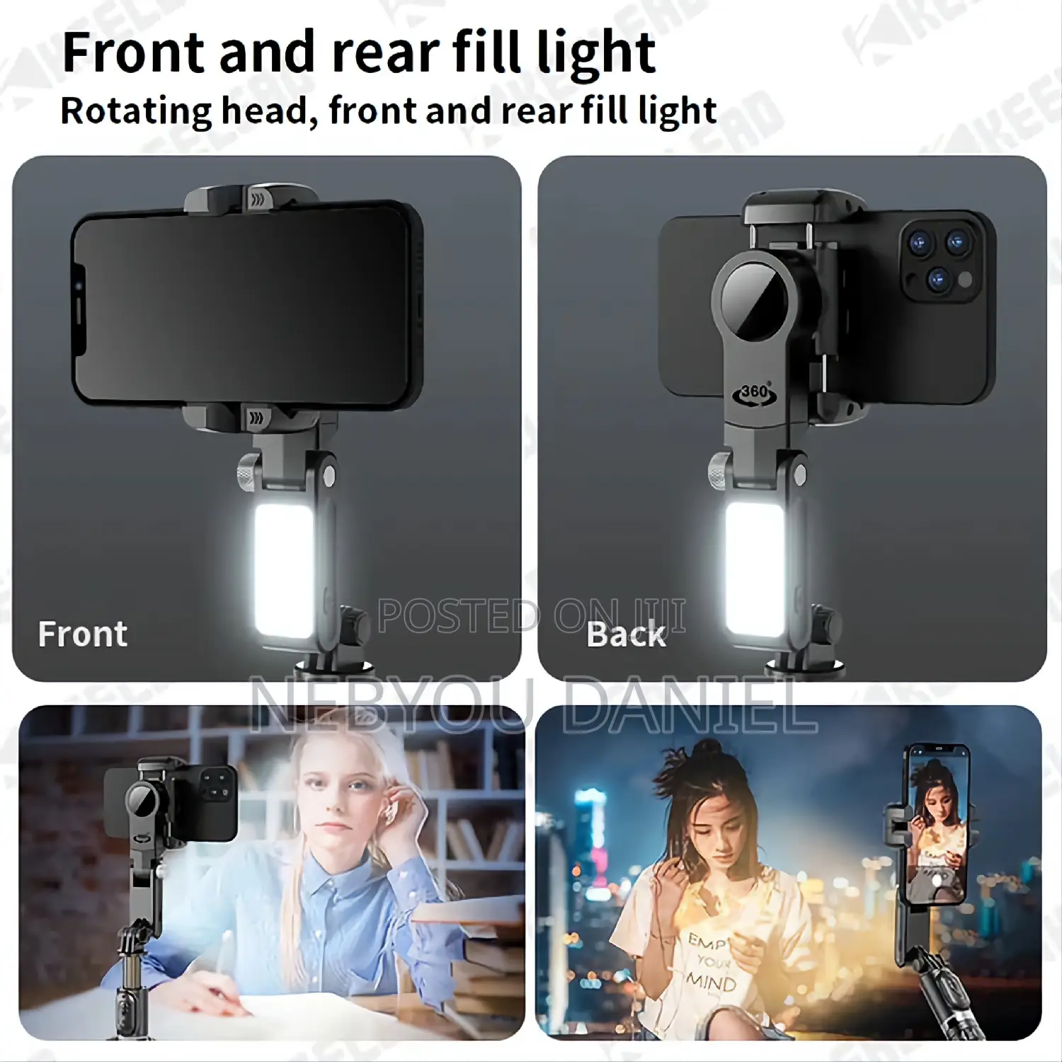 Q18 Stabilizer Selfie Stick Tripod