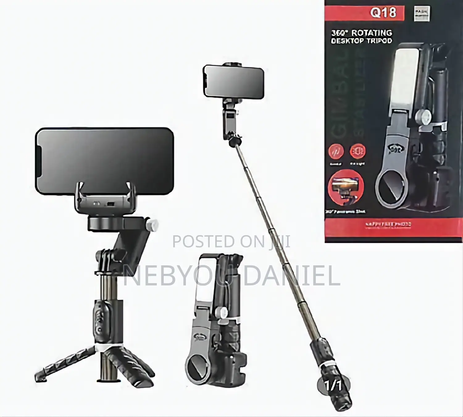 Q18 Stabilizer Selfie Stick Tripod