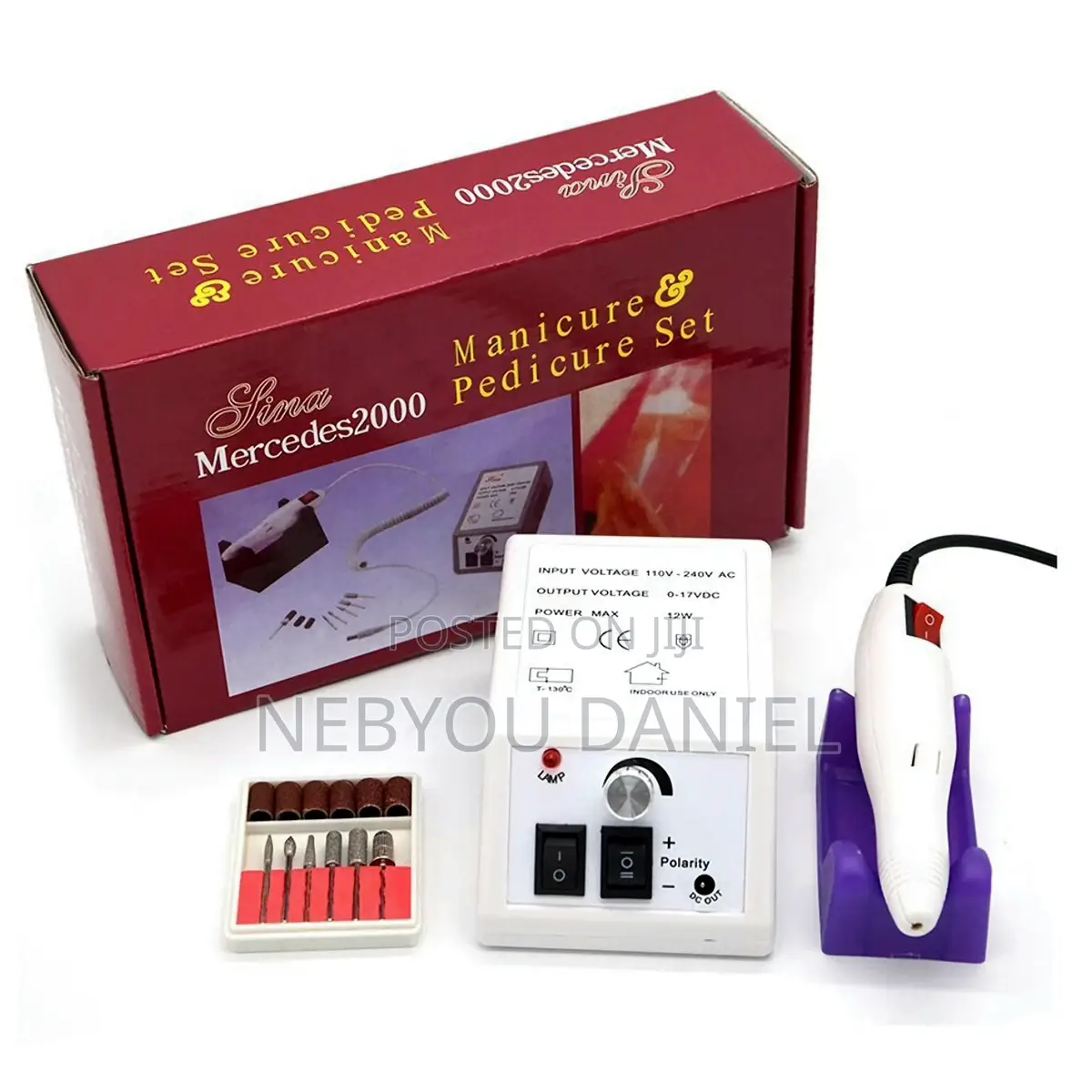 Sina Mercedes 2000 Nail Art Drill Manicure and Pedicure Set