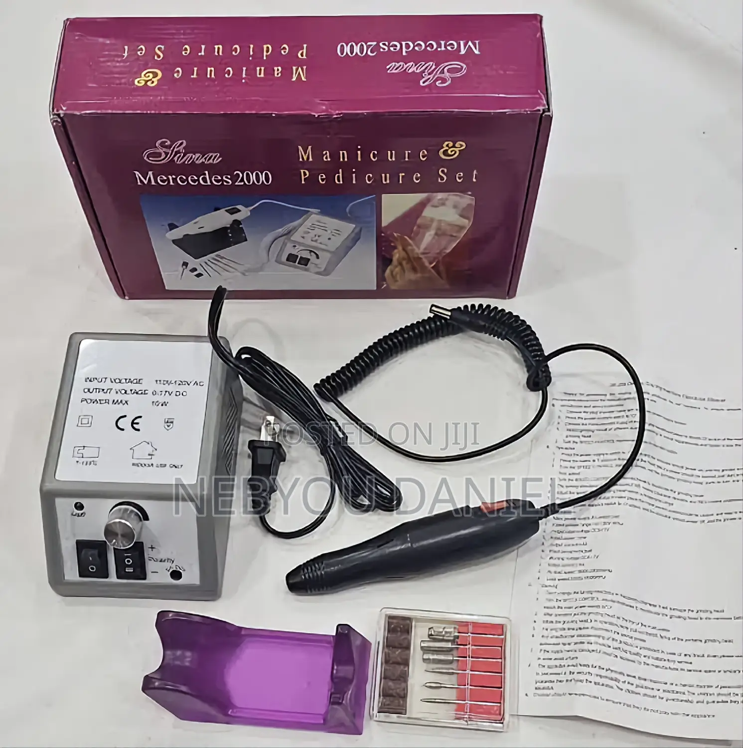 Sina Mercedes 2000 Nail Art Drill Manicure and Pedicure Set