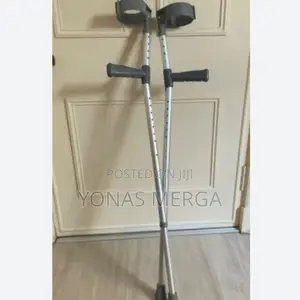 Photo - Pair Forearm Crutches With Height Adjustment Pick Up Robina