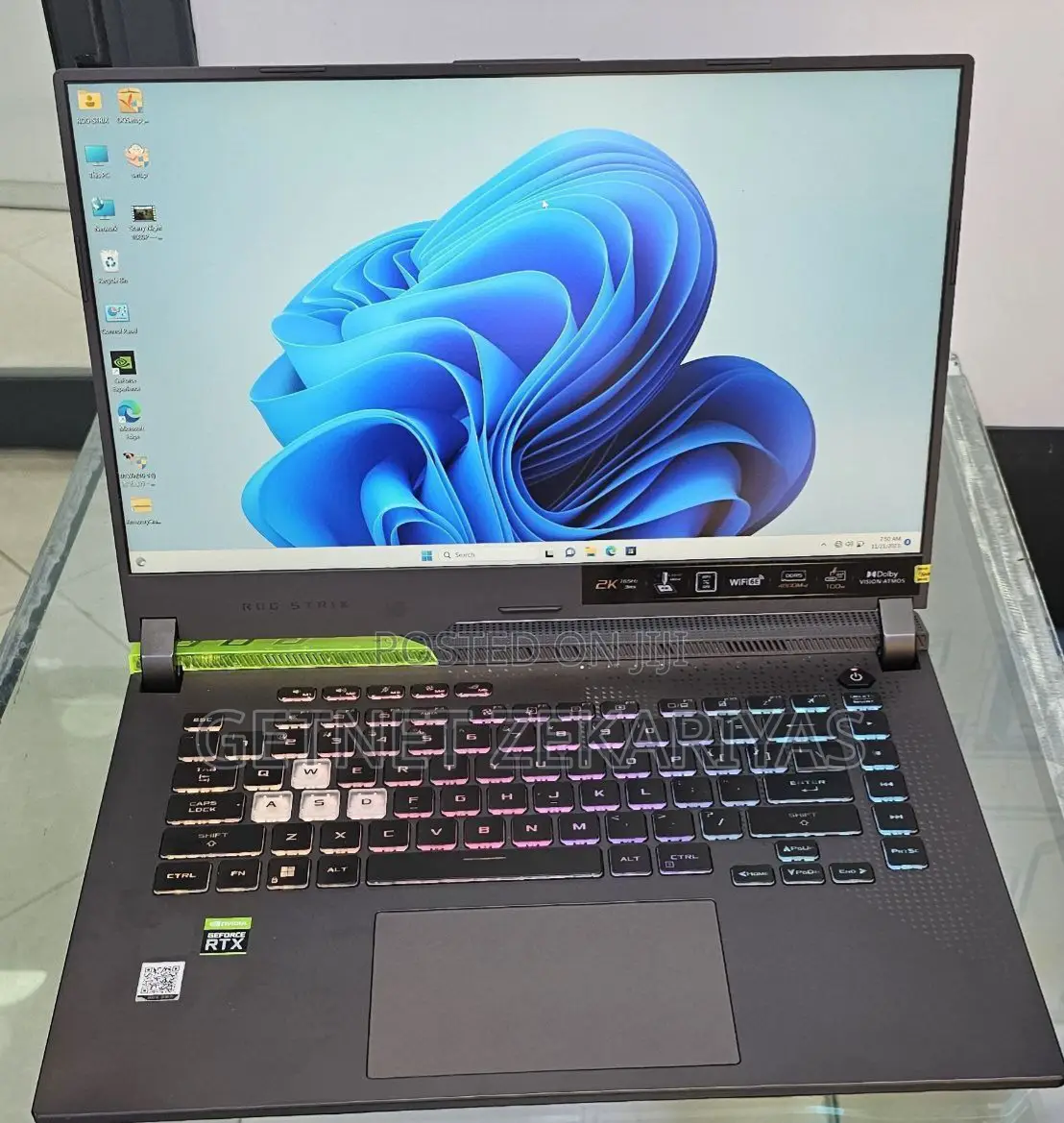 New Laptop Asus ROG G750JW 16GB AMD Ryzen 9 SSD 512GB