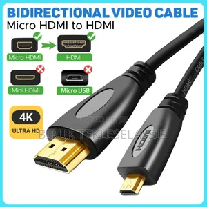 Photo - Micro Hdmi(Type D) to Hdmi Cable