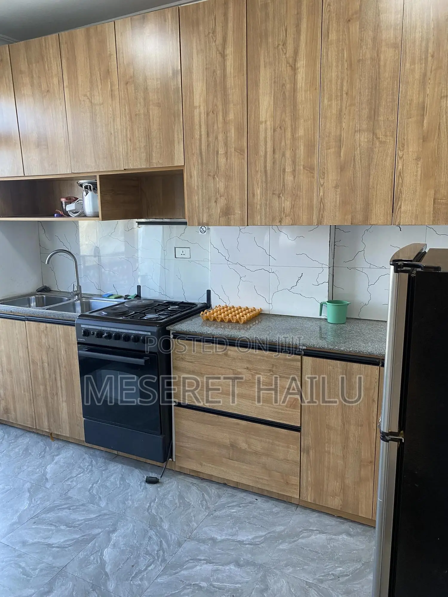 Furnished 3bdrm Apartment in Figa, Bole for rent