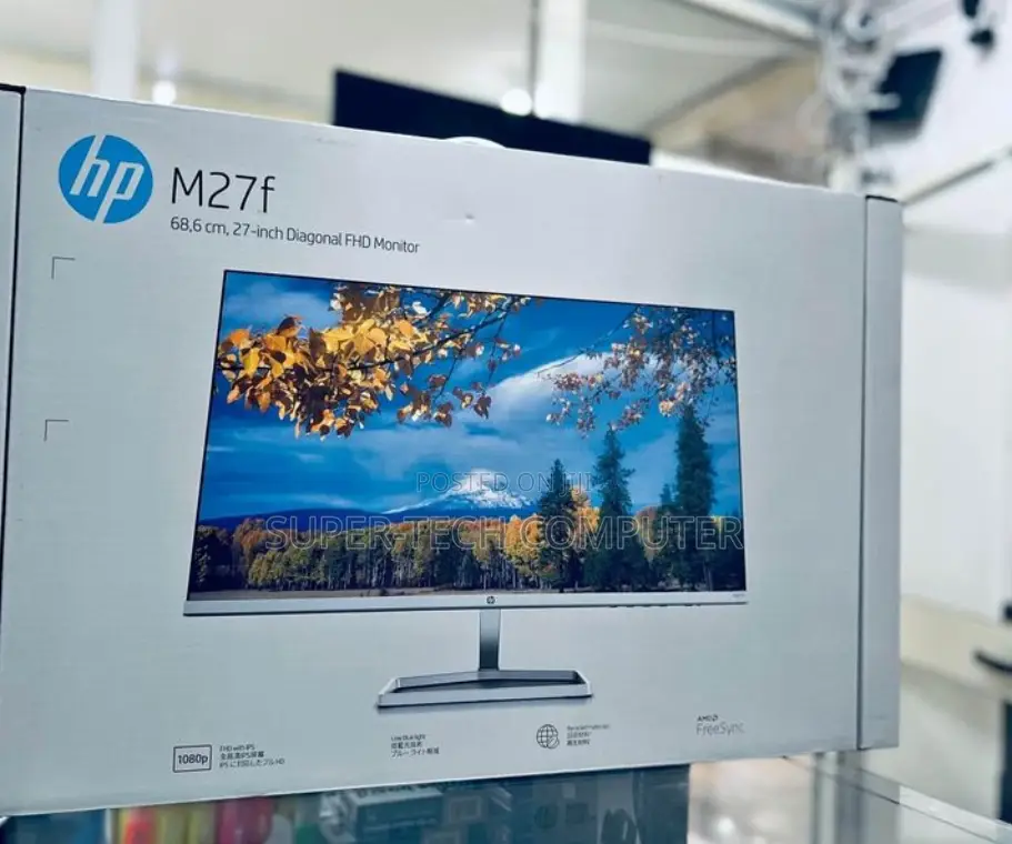 BRAND NEW WITH CARTOON Hp 27' Frameless Monitor