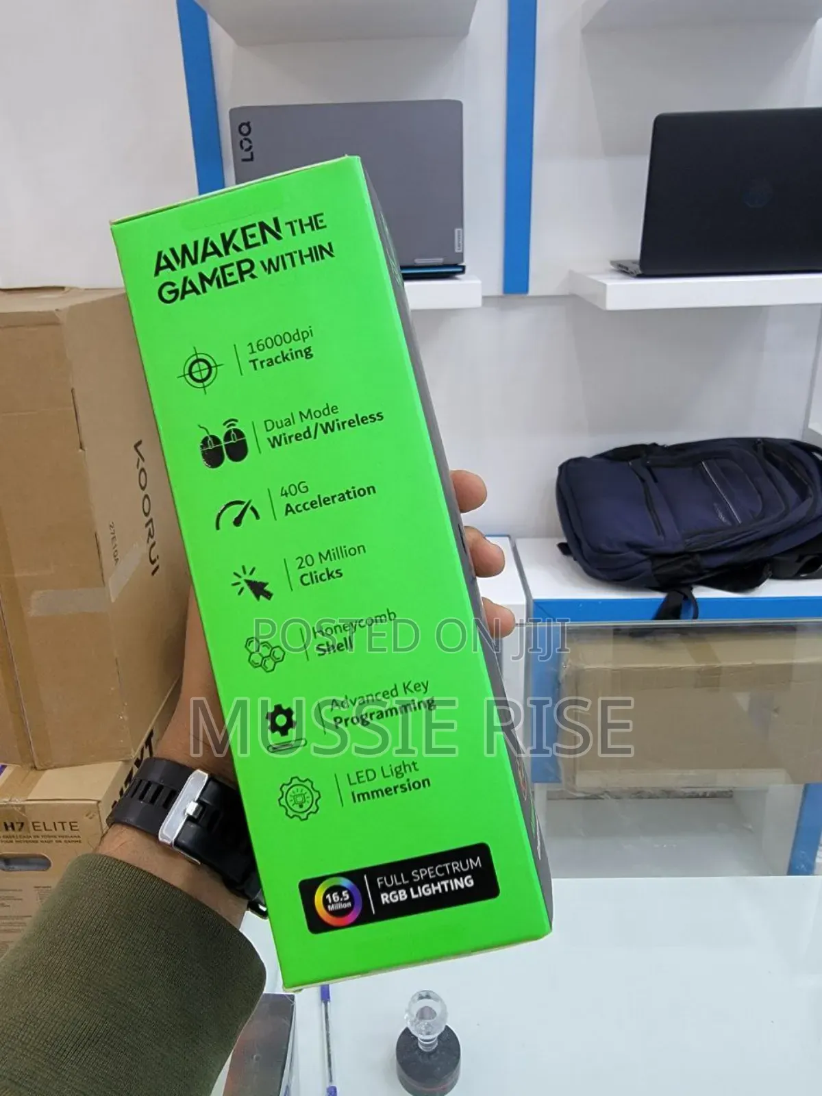 Vertux Ammolite Gamecharged Dual Mode Gaming Mouse