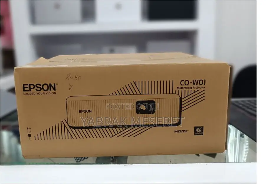 Brand New Epson Projector CO-W01 With Cartoon Epson