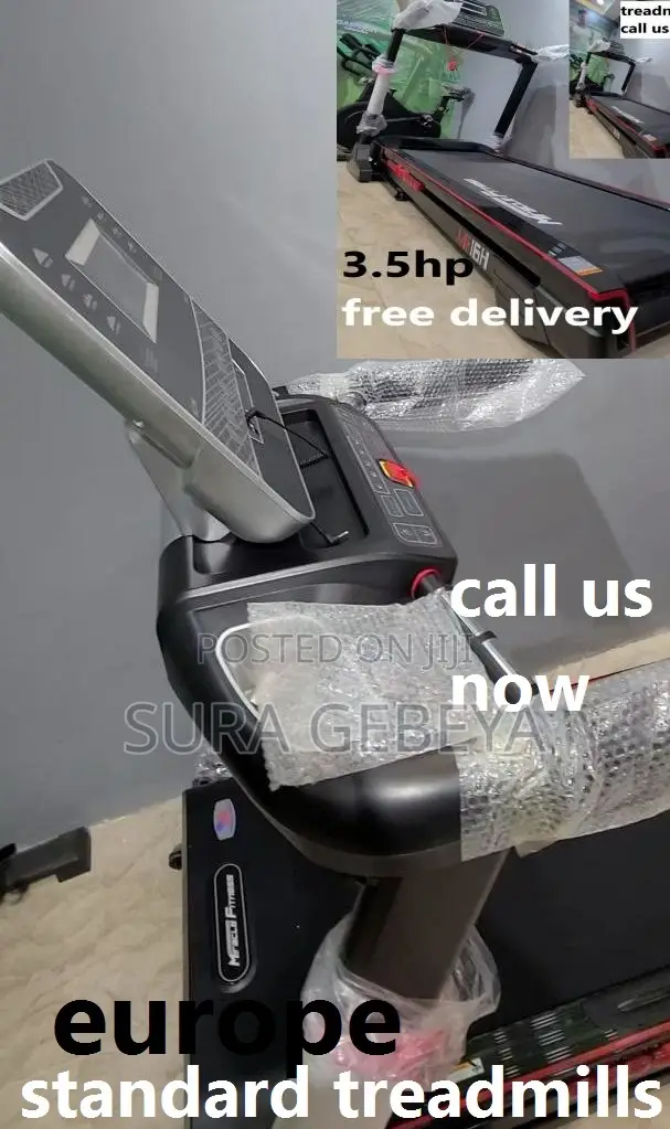 TREADMILLS STANDARD ዋስትናና ነፃ ደልቨርይና ገጠማ ይደውሉልን Call Us Now