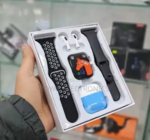Photo - 1 ስማርት ሰአት + 1 Airpods + 2 ተቀያሪ የሲልከን ማሰሪያ በአንድ ፓኬጅ ውስጥ