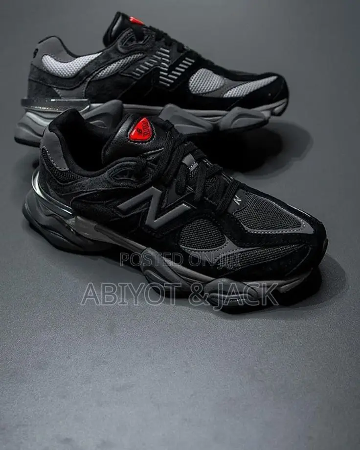 New Balance 9060 Triple Black Sneaker Shoes