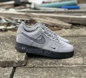 Nike Air Force 1'07 LV8 Cool Grey Reflective Swoosh Shoes