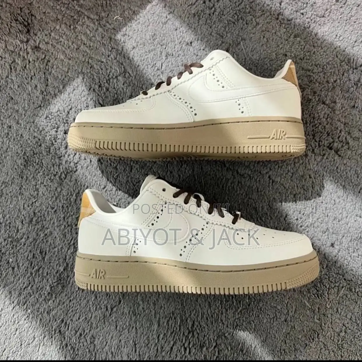 Nike Air Force 1'07 LXX Brogue Sail Low Shoes