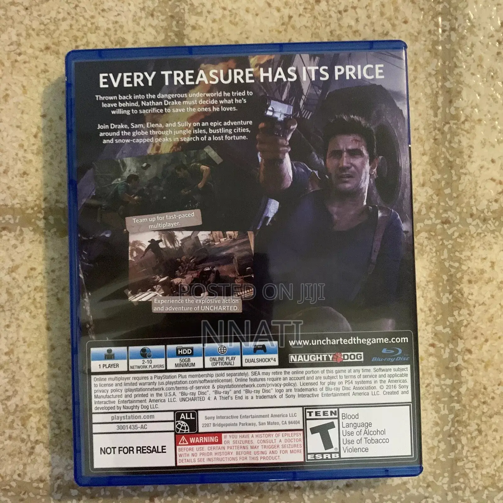 Uncharted 4: A Thief's End PS4