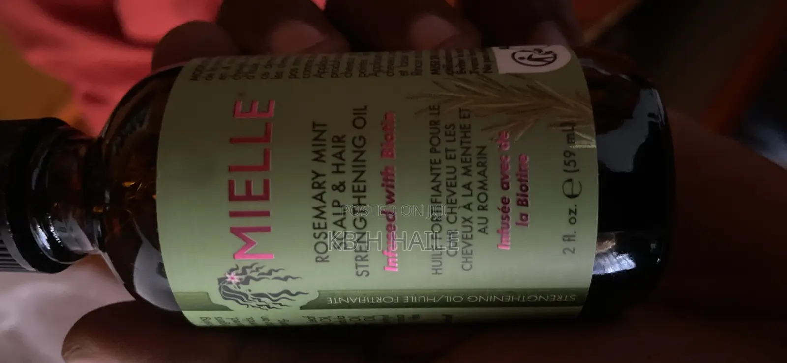 Rosemary Mint Scalp and Hair Strengthening Oil