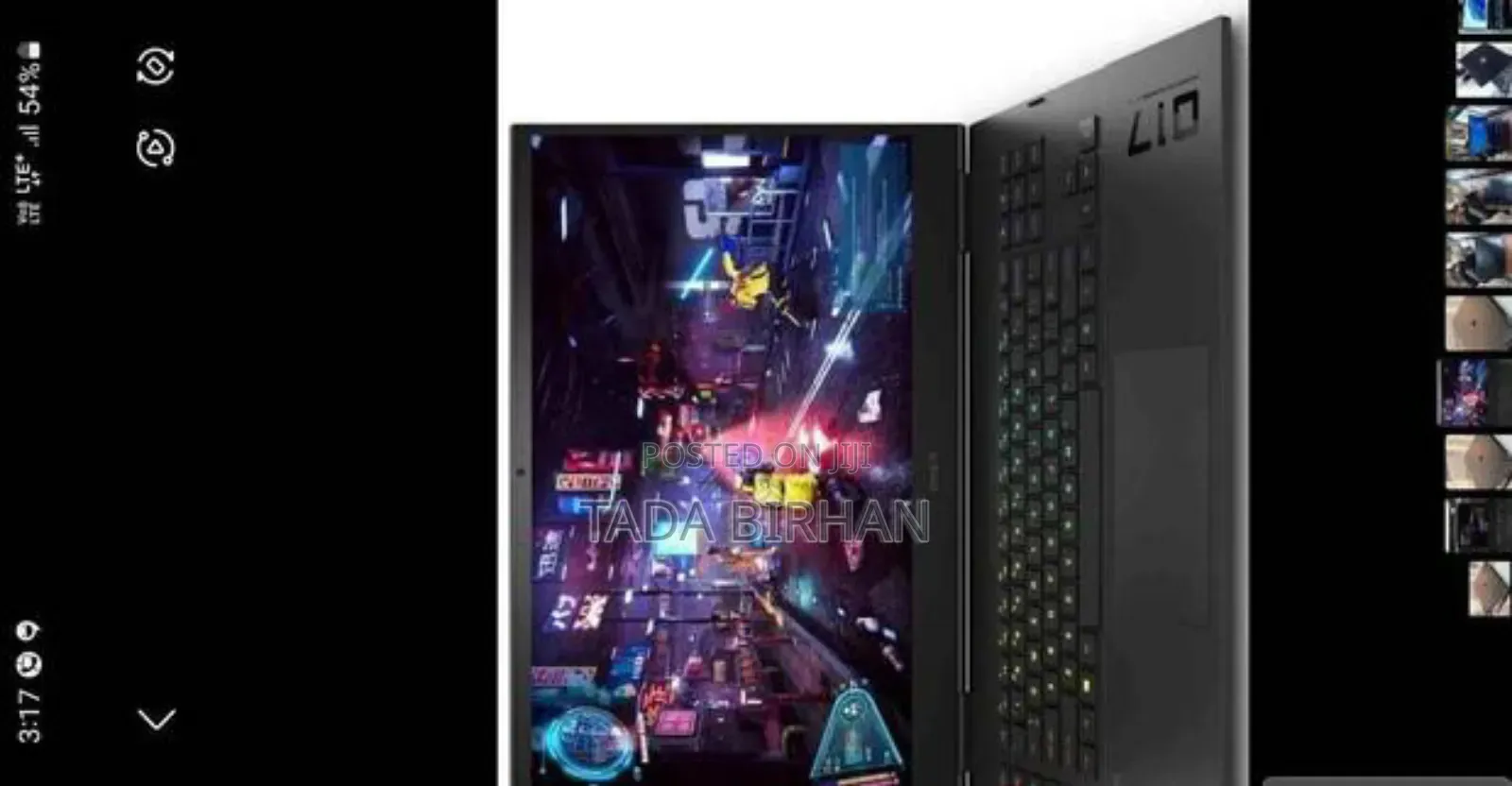 New Laptop HP Omen 17t 18GB Intel Core i7 SSD 512GB