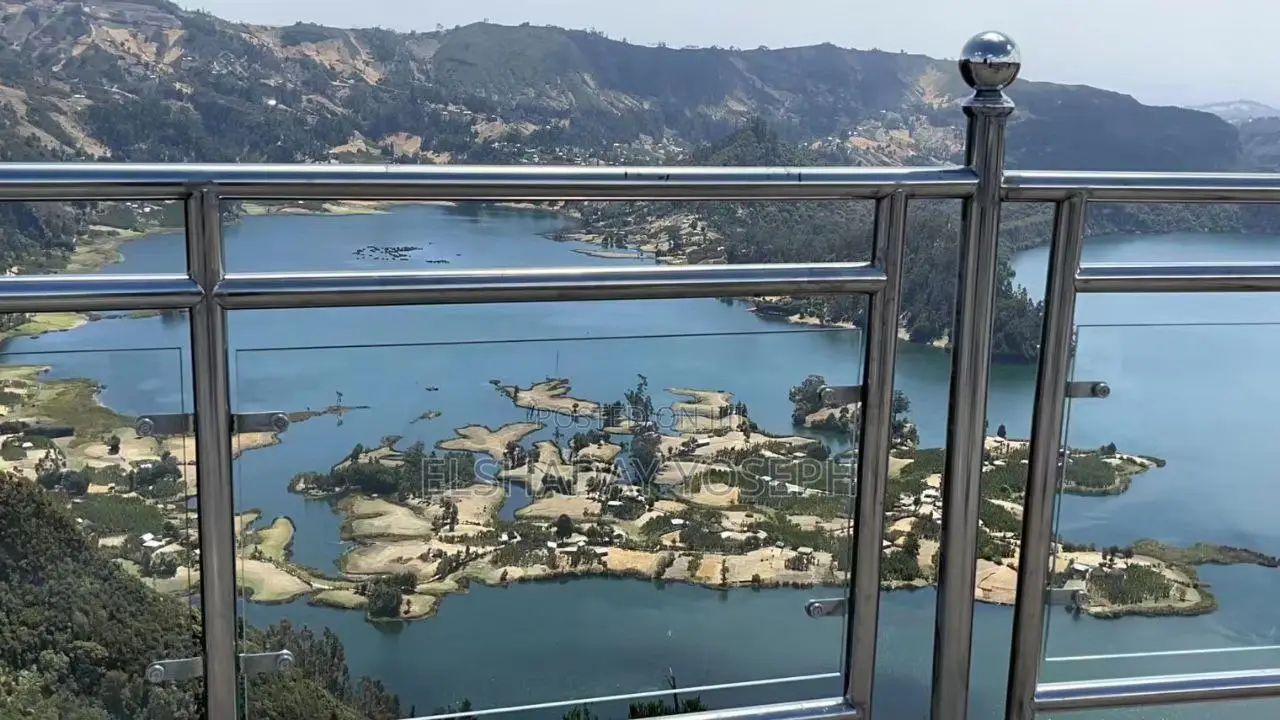 Handrail Tempered With Glass