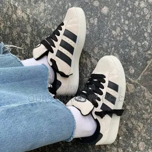 Adidas Campua00s Beige Black High Master Quality Flat Shoes