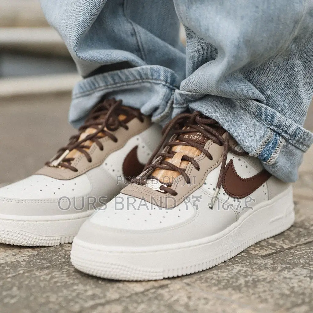 Nike Air Force 1 LV8 Brogue Sail Brown High Quality Shoes