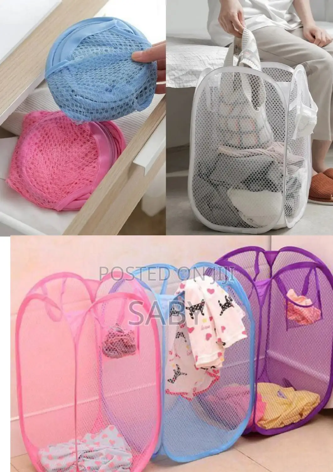 Mesh Cloth and Toy HAMPER
ተጣጣፊ ባስኬት