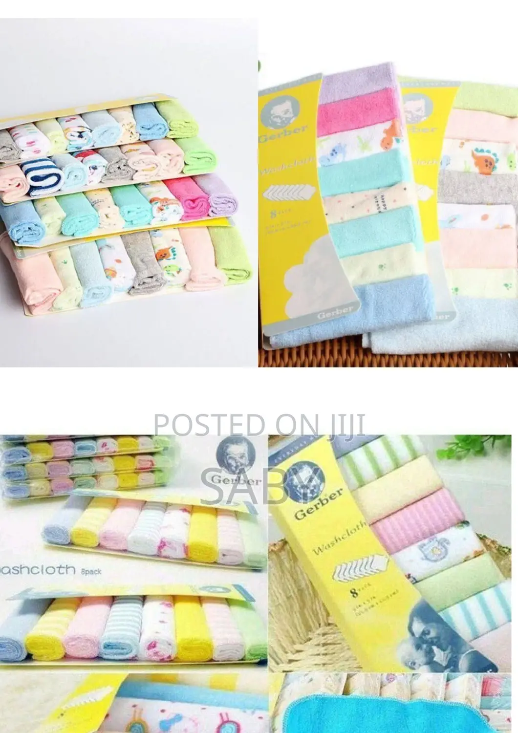 8pcs Gerber Hosiery Soft Cotton