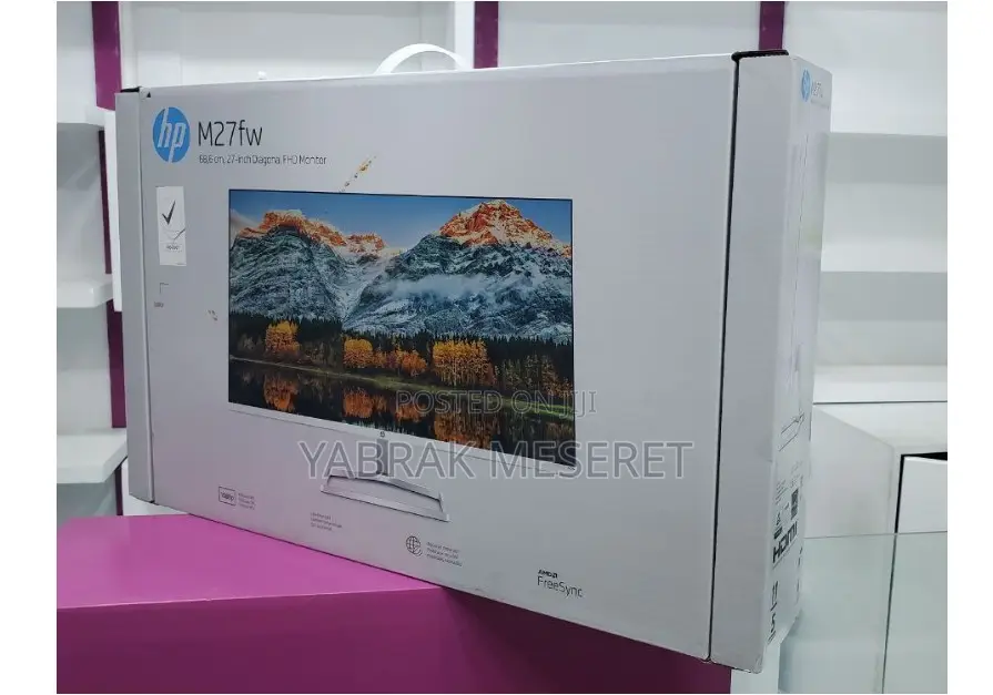 Brand New With Cartoon Hp 27" Inch Monitor Full HD