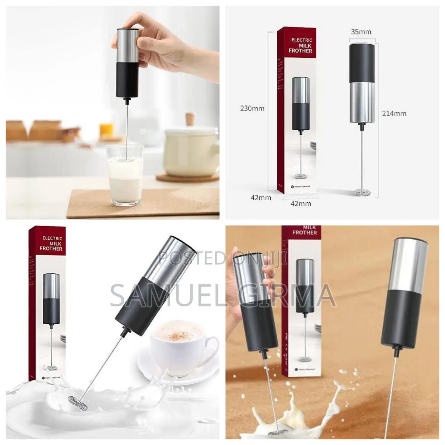 ~Hand Held Electric Milk Frother