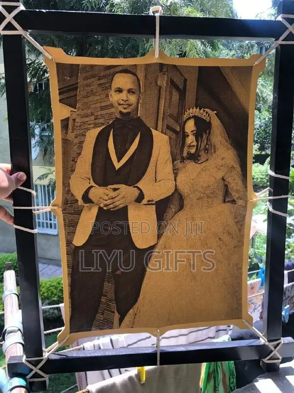 Wood and Leather Engraving