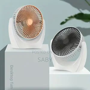 Photo - Mini Multifunctional Desktop Fan With USB Chargin Led Light