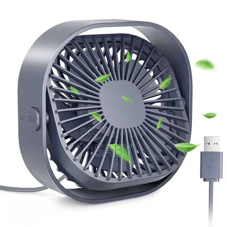 Mini Multifunctional Desktop Fan With USB Chargin Led Light