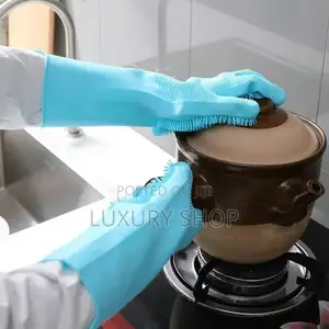 2pcs Silicone Dish Washing Glove