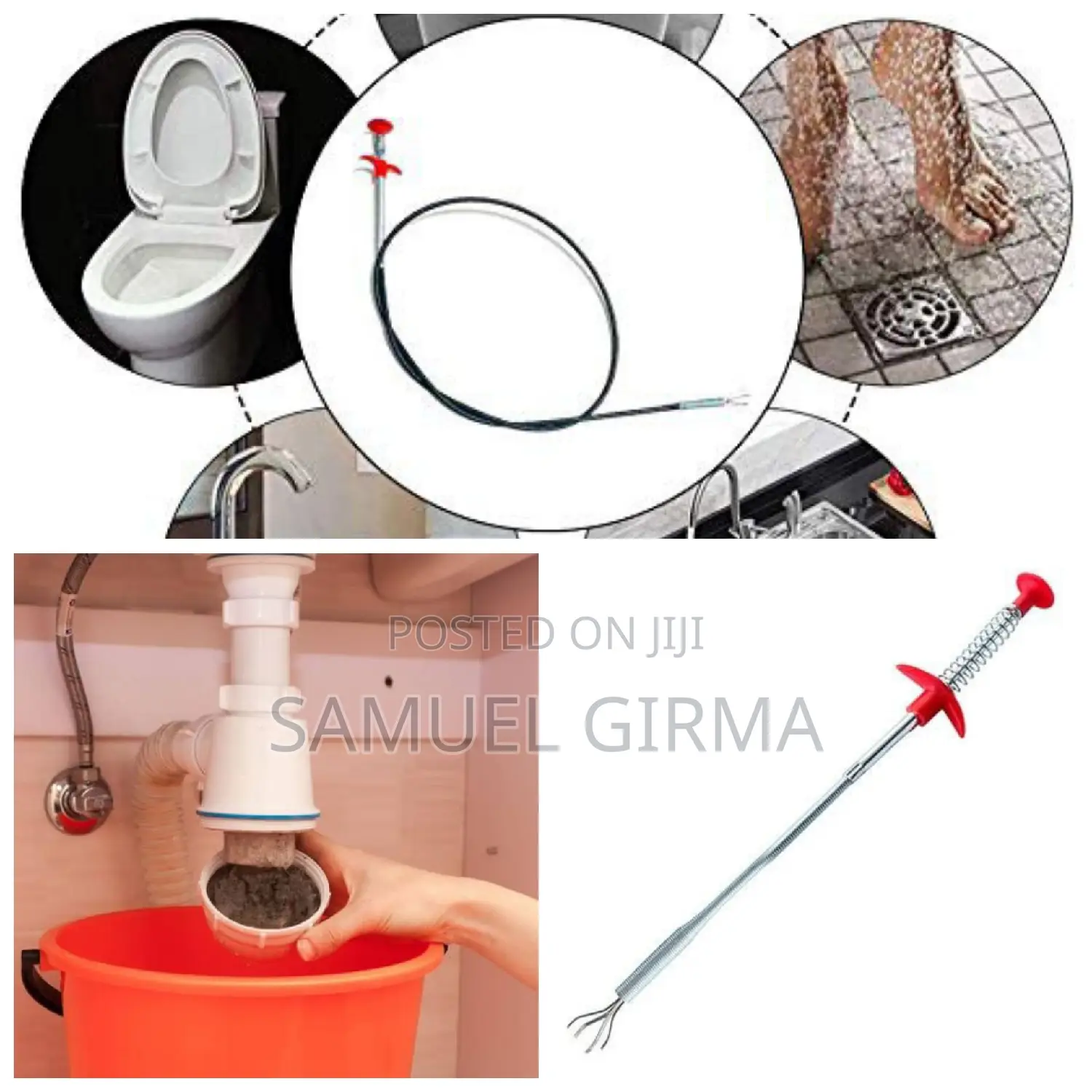 √Long Sewer Cleaning Wire Spring