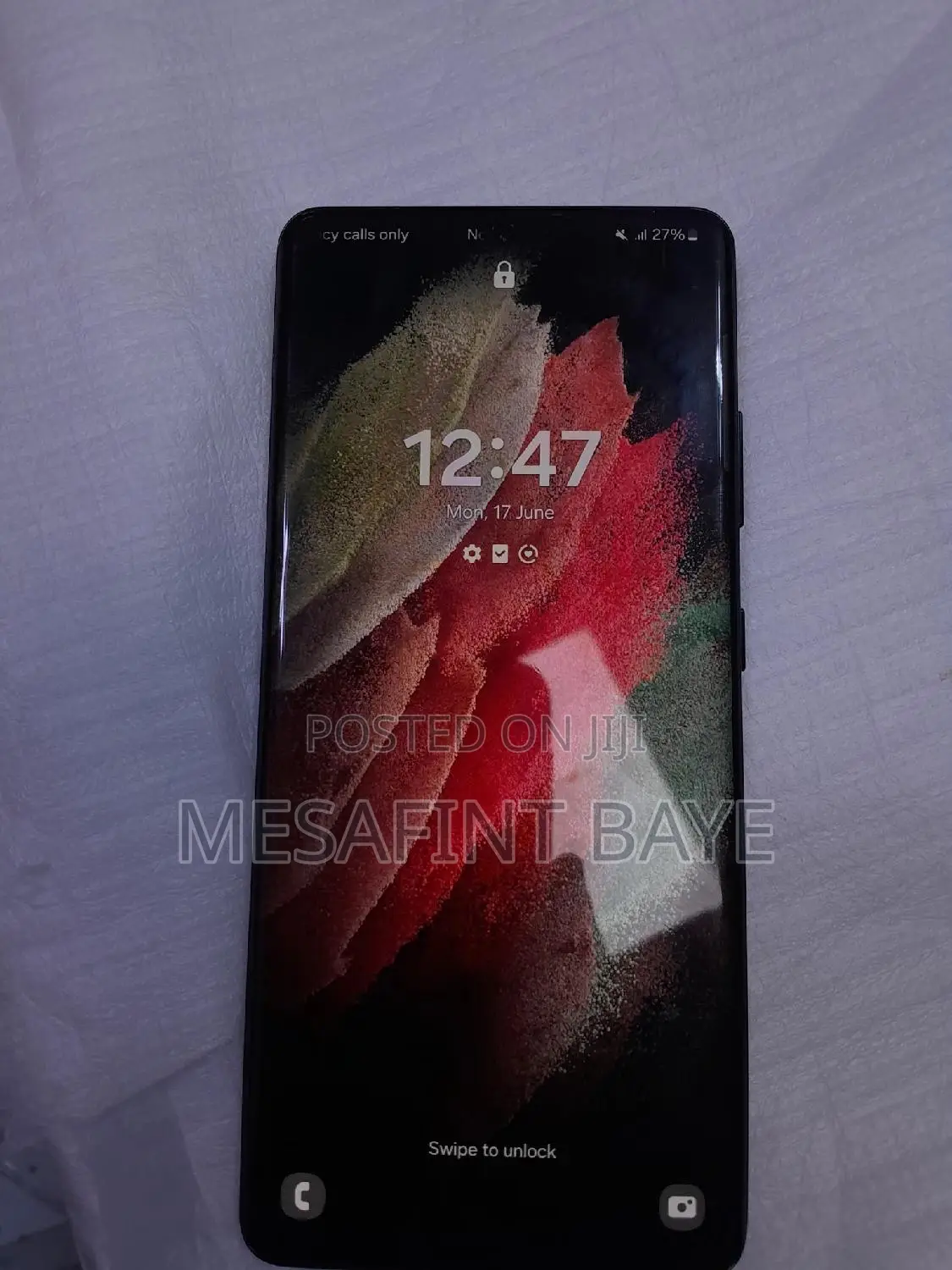 New Samsung Galaxy S21 Ultra 5G 256 GB Black