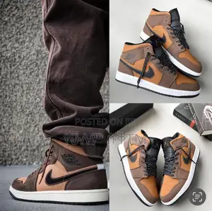 Original Air Jordan 1 Se Hi ‘Dark Chocolate’ Shoes