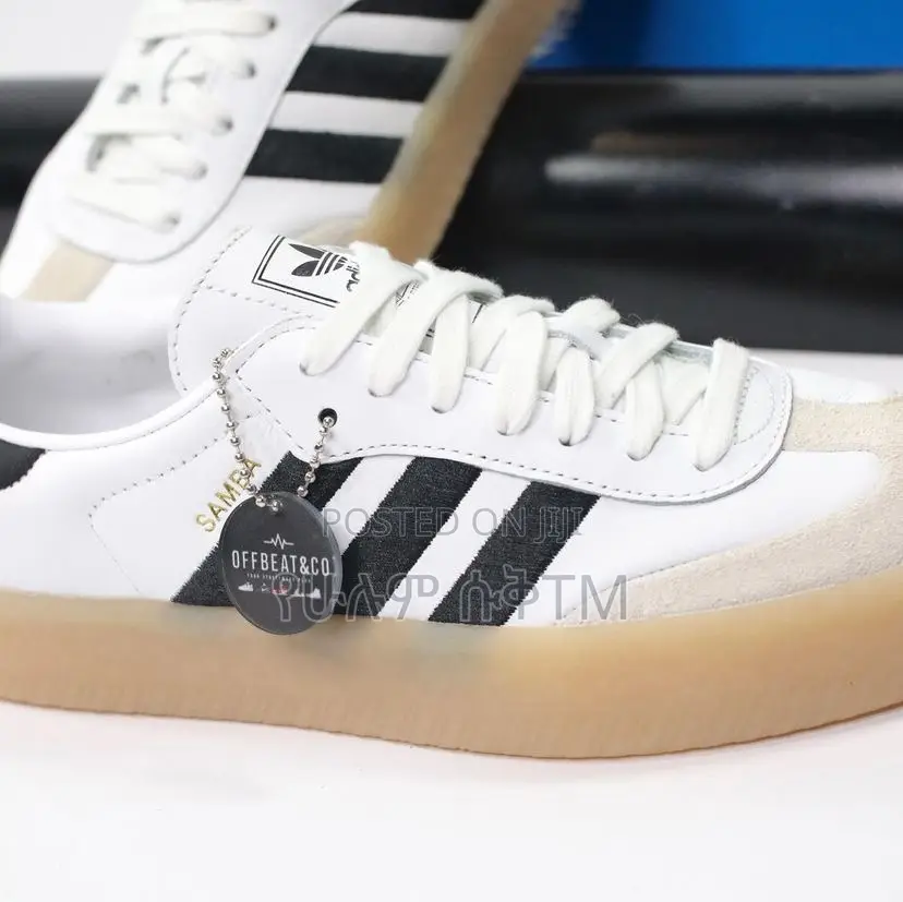 Original Adidas Samba Cloud White Gum Sole Shoes