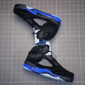 Photo - Original Air Jordan 5 Retro‘Racer Blue’ Hi Shoes