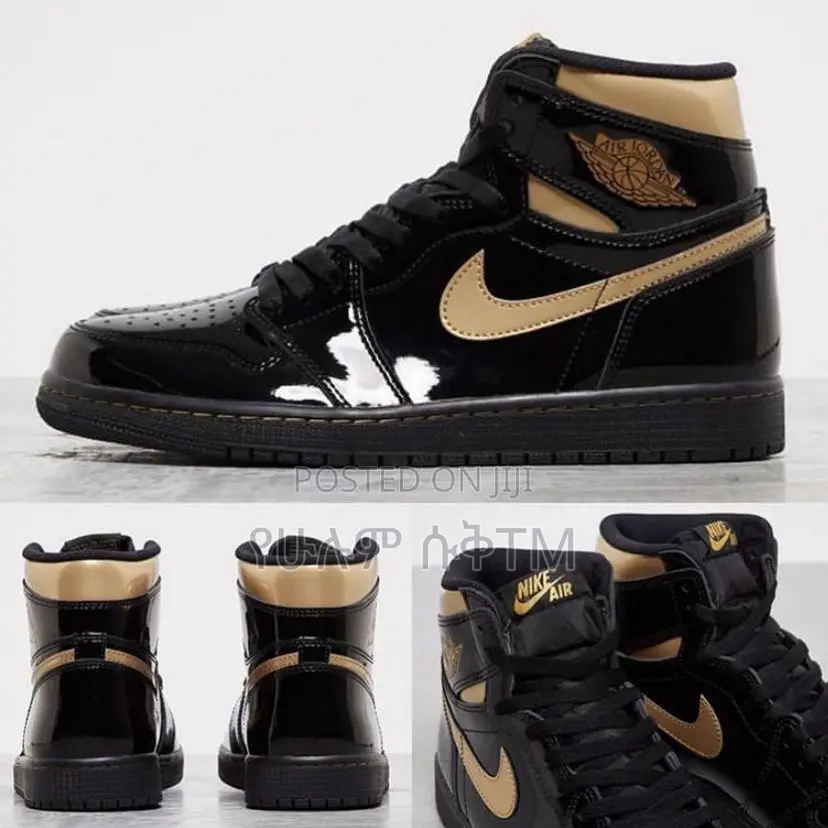 Original Air Jordan 1 High OG “Metallic Gold” Shoes