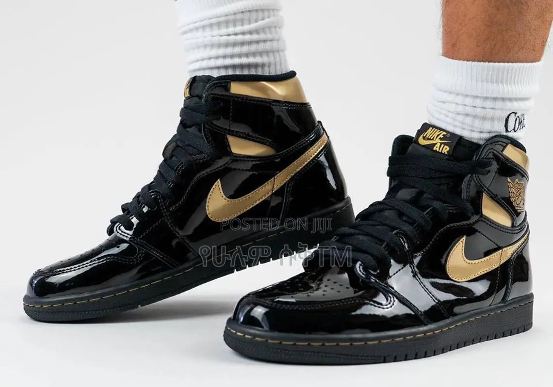 Original Air Jordan 1 High OG “Metallic Gold” Shoes