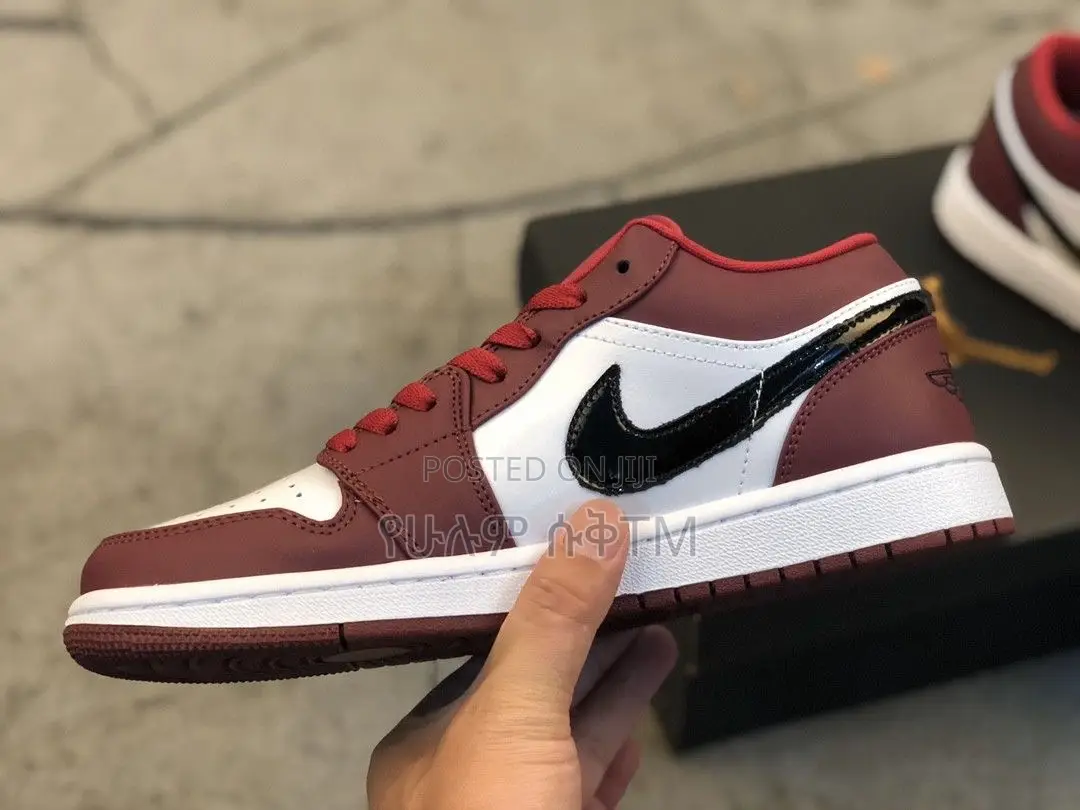 Original Air Jordan 1 Low ‘Nobel Red’ Shoes