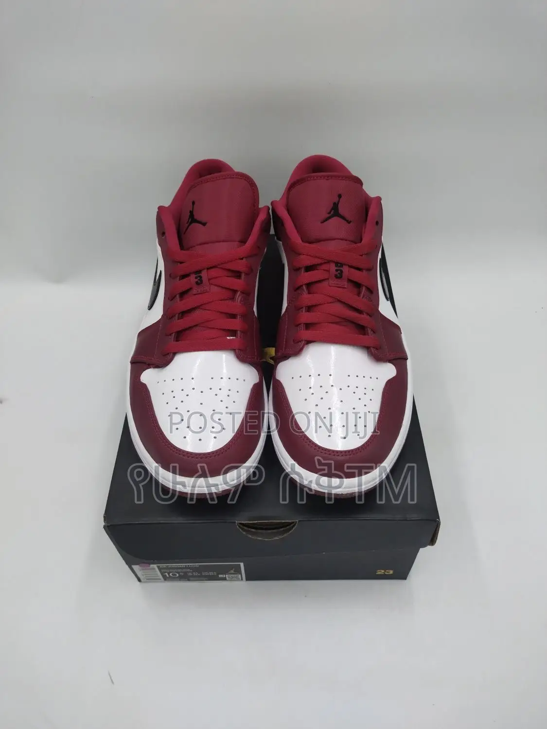 Original Air Jordan 1 Low ‘Nobel Red’ Shoes