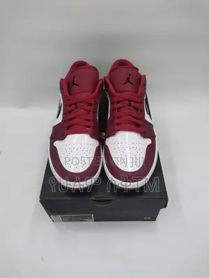 Original Air Jordan 1 Low ‘Nobel Red’ Shoes