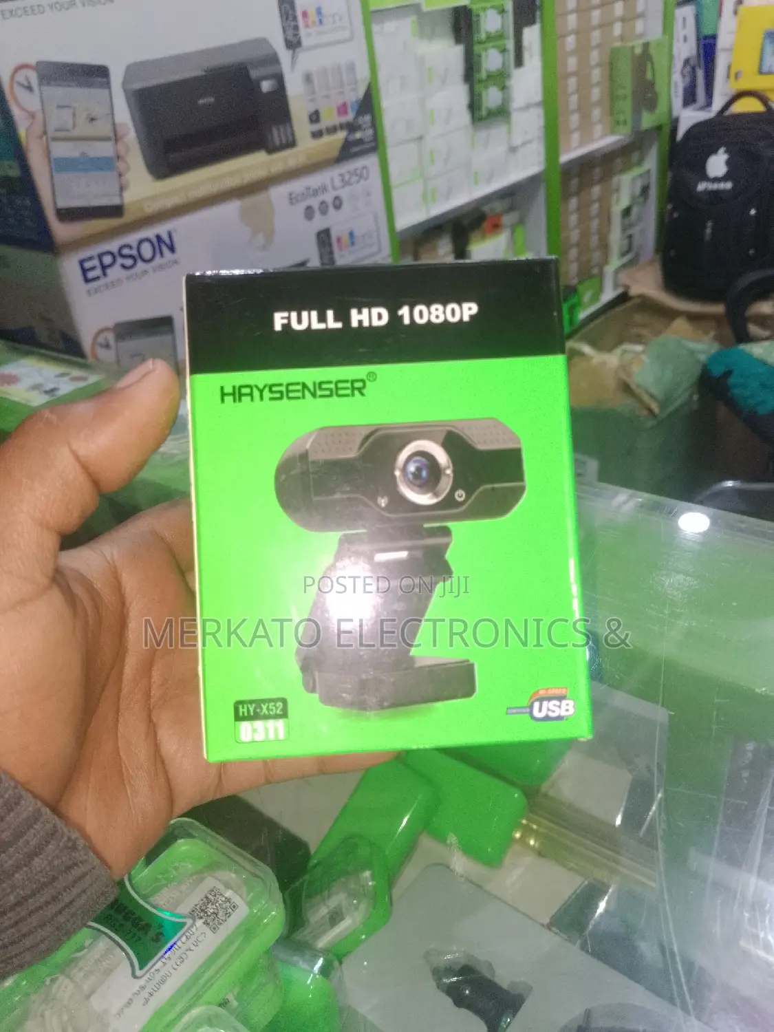 Usb Full Hd Web Cam 1080p With Mic Haysenser