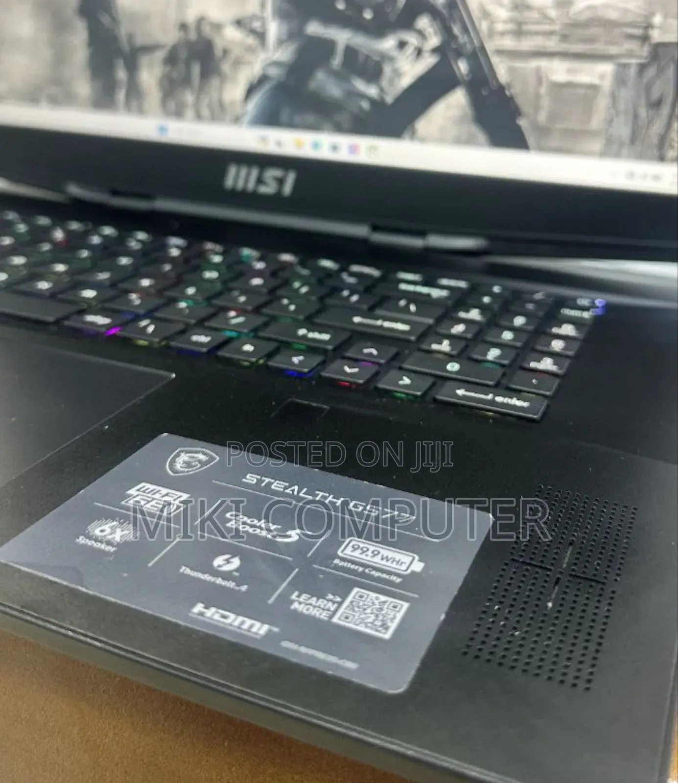 New Laptop MSI GP75 Leopard 16GB Intel Core I9 SSD 1T