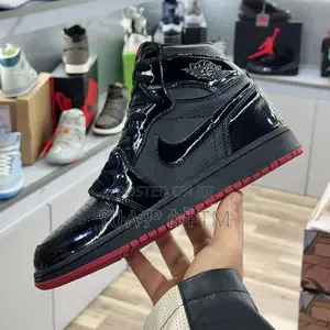 Photo - Original Air Jordan 1 Space Jam High Red Shoes