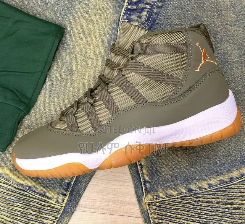 Original Air Jordan 11 Retro ‘Army Green’ Shoes