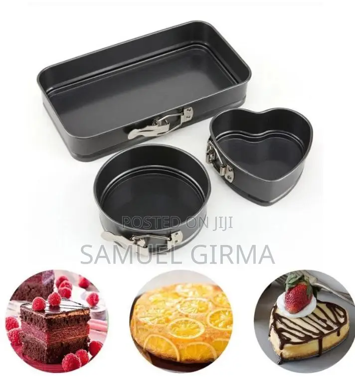 √Mini 3pcs Non Stick Cake Mould