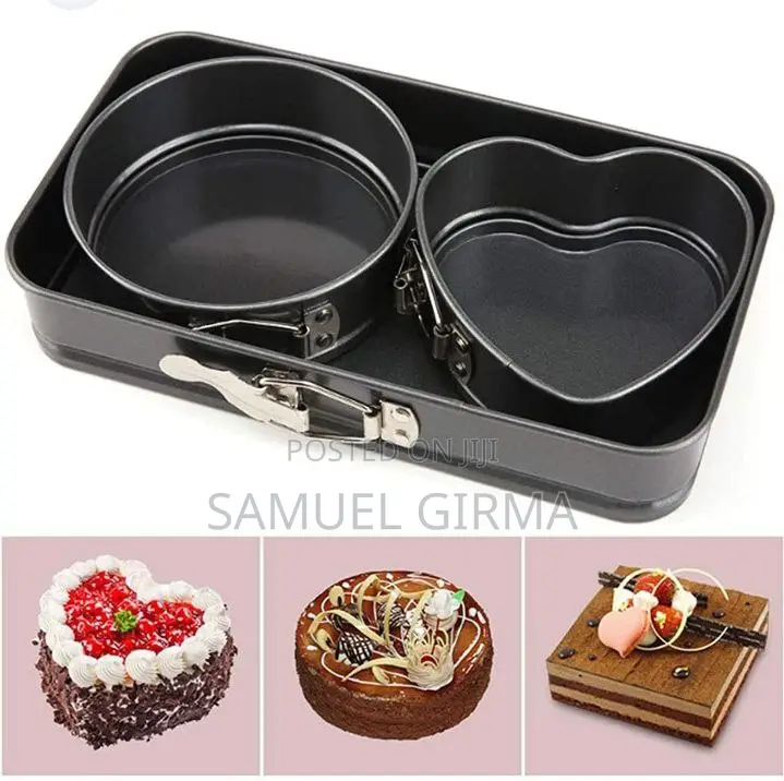 √Mini 3pcs Non Stick Cake Mould
