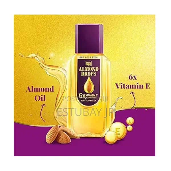 Bajaj Almond Drops Non Sticky Hair Oil With Vitamin E
