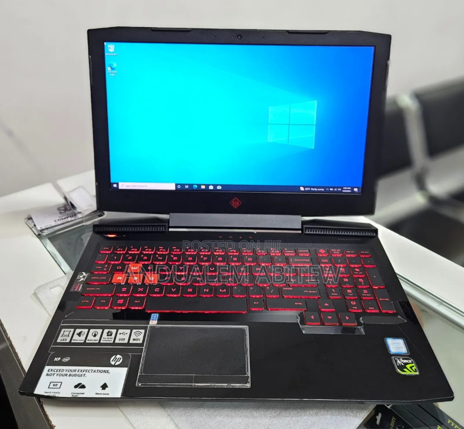 New Laptop HP Omen X 16GB Intel Core I7 SSD 512GB