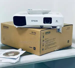 Photo - Brand New With Cartoon Epson EB-E10 Projector